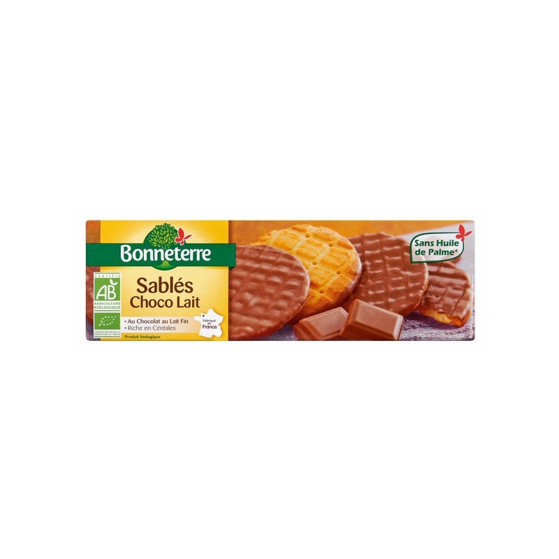 Sablés Choco Lait (Sans Huile De Palme) 120gr