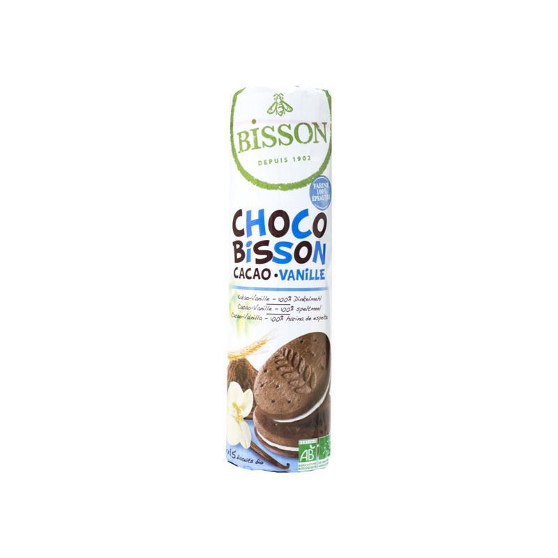 Biscuits Choco Bisson Cacao Vanille - 300g