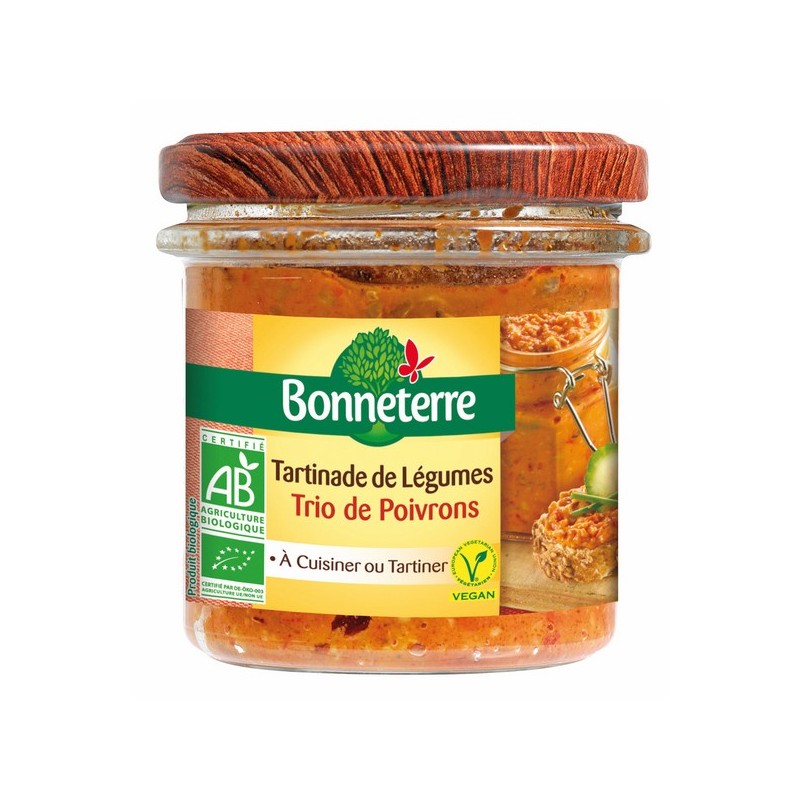 Tartinades De Légumes - Trio De Poivron 135gr