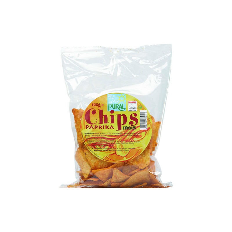 Chips Maïs Paprika bio 125gr