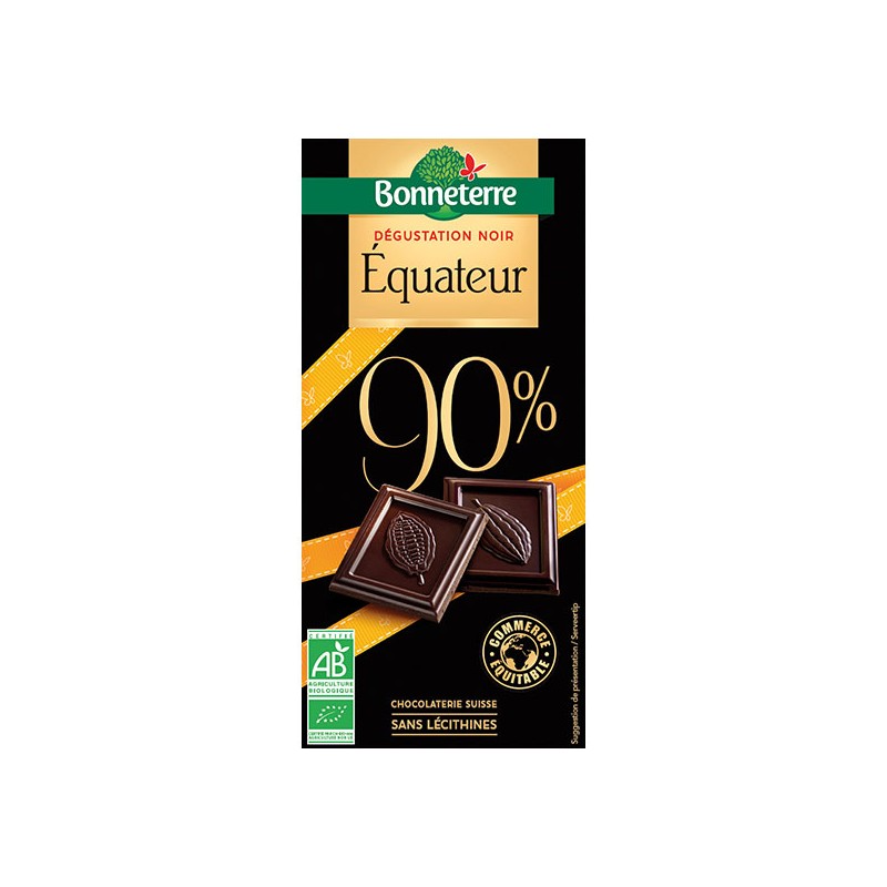 Origines Intenses Noir Equateur 90% 70gr