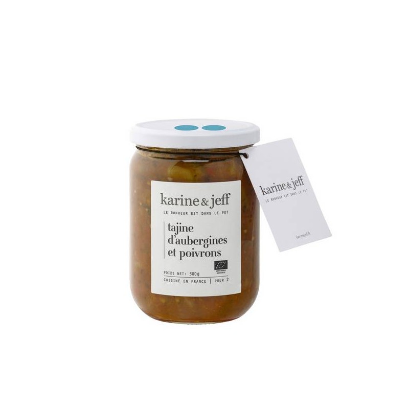 Tajine d'aubergines et poivrons - 500g