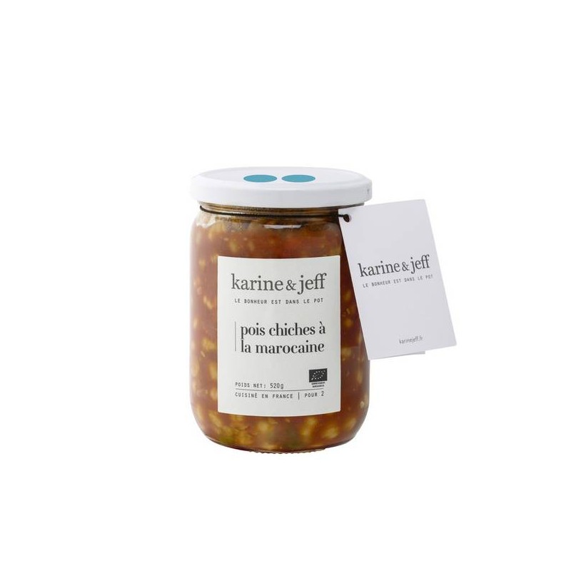 Pois chiches à la marocaine - 520g