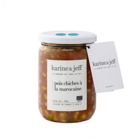 Pois chiches à la marocaine - 520g