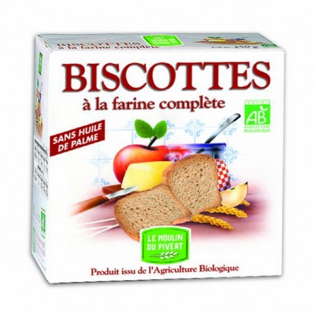Biscotte Farine complète 270g