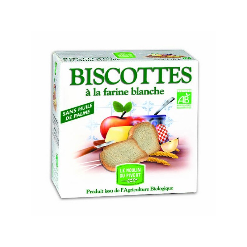 Biscotte Farine blanche 270g