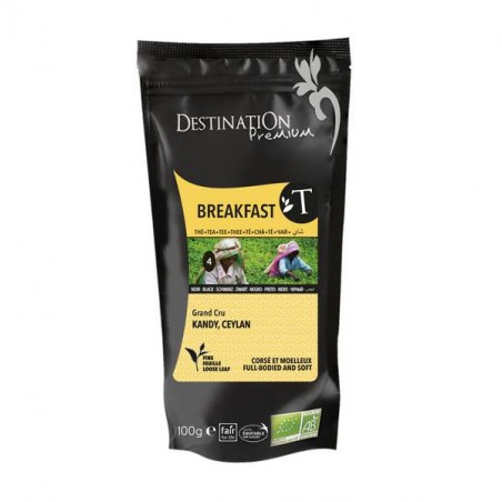 Thé Noir BIO "Breakfast petit dej'" Ceylan 100g