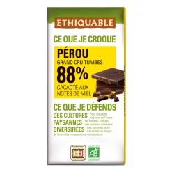 Chocolat noir 88% cacao...