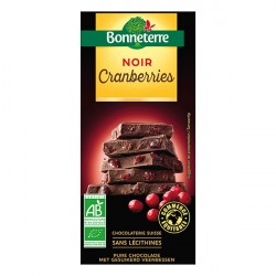 Chocolat noir cranberries -...