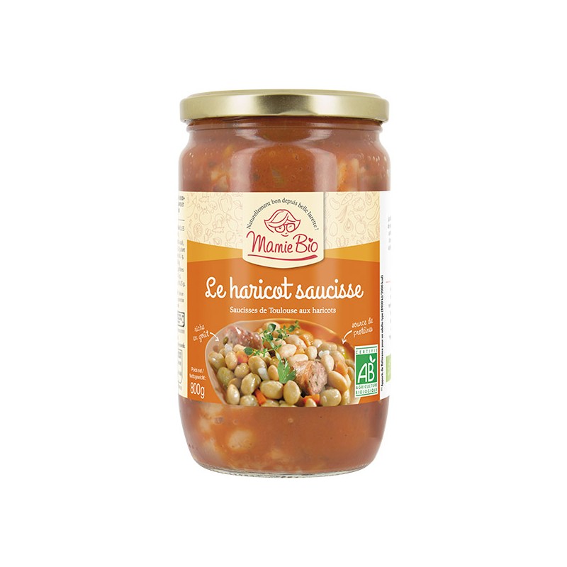 Le haricot saucisse bio - 800 g