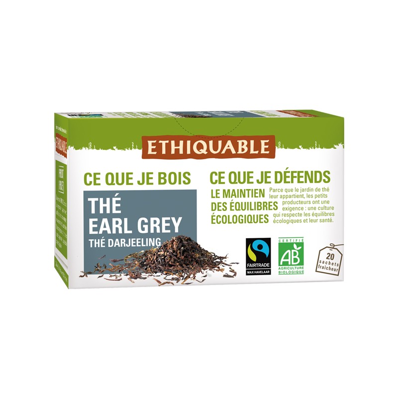 Thé earl grey Darjeeling BIO - 20 sachets